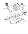 Dodge Durango Piston Ring Set Diagram - 5086002AB