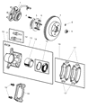 Jeep Wheel Hub Diagram - V2508693AA