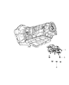 Ram Transmission Mount Diagram - 52122543AC