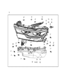 Ram Headlight Diagram - 68316084AG