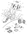 Ram 4500 Seat Cushion Diagram - 68050461AA