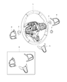 2020 Chrysler Voyager Steering Wheel Diagram - 6VE15PMHAA