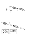 Jeep Axle Shaft Diagram - 5273438AE