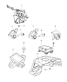 Dodge Grand Caravan Clock Spring Diagram - 68459485AA