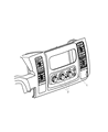 Dodge Dakota A/C Switch Diagram - 55056395AA