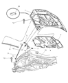 Dodge Intrepid Weather Strip Diagram - 4780090