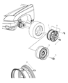 Chrysler Pacifica Spare Wheel Diagram - 4766601AB