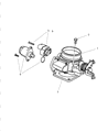 2001 Jeep Wrangler Throttle Body Diagram - 53032023AC