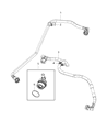 Jeep Gladiator Air Intake Coupling Diagram - 68257031AB