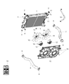 Dodge Viper Radiator Hose Diagram - 5264986AE