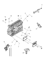 Dodge Ram 2500 Coolant Temperature Sensor Diagram - 5114413AA