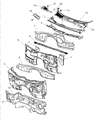Dodge Magnum Windshield Wiper Diagram - 5065361AA