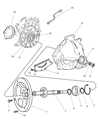 Chrysler LHS Differential Bearing Diagram - 4539879