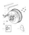 Dodge Brake Booster Diagram - 4721802AC