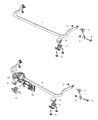 Jeep Sway Bar Kit Diagram - 52060300AH