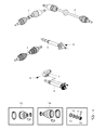 Chrysler Axle Shaft Diagram - 4668936AC