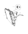 2010 Chrysler Sebring Hydraulic Hose Diagram - 5058465AC