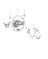 Jeep Cherokee Steering Wheel Diagram - 5QV34LC5AC