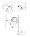 Ram Tail Light Diagram - 55277414AD