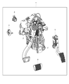 Ram Brake Light Switch Diagram - 68340480AB