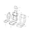 2011 Chrysler 300 Seat Cushion Diagram - 68104701AA