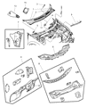 Chrysler Dash Panels Diagram - 5056116AH