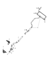 2010 Chrysler Sebring Muffler Diagram - 5085559AG