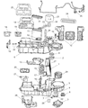 Dodge Durango Heater Core Diagram - 5061391AA