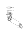 Chrysler PT Cruiser Fuel Level Sensor Diagram - 5161377AE