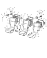 Jeep Commander Seat Cushion Diagram - 1JF741DVAA