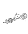 Jeep A/C Compressor Diagram - 55116807AA