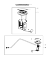 Jeep Grand Cherokee Fuel Level Sensor Diagram - 68375389AC