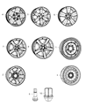 Ram Lug Nuts Diagram - 6036433AA