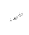 2004 Dodge Durango Axle Shaft Diagram - 52070458AB