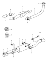 Dodge Ram 2500 Catalytic Converter Diagram - 52018191AC