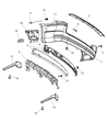 Chrysler Bumper Diagram - 68041480AC