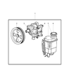 2002 Dodge Ram 1500 Power Steering Pump Diagram - 52113364AD