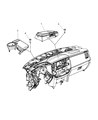 Dodge Ram 2500 Transmitter Diagram - 5026220AG