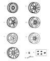 Jeep Compass Spare Wheel Diagram - 5105078AB
