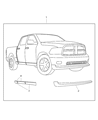 Ram Air Deflector Diagram - 68051738AA