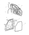 Dodge Ram 3500 Weather Strip Diagram - 55275505AC