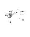 Ram ProMaster 3500 Air Bag Control Module Diagram - 68241442AA