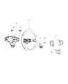 2012 Dodge Journey Steering Wheel Diagram - 1UQ43DX9AA