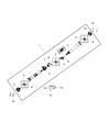 Ram Drive Shaft Diagram - 68375077AB