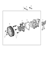 2012 Dodge Avenger Water Pump Diagram - 5047138AB