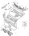 Dodge Dakota Dash Panels Diagram - 55255082AF