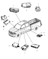 2013 Ram 2500 Body Control Module Diagram - 68200252AF