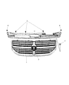 2007 Dodge Caliber Grille Diagram - ZX191JCAB