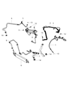 Dodge Power Steering Hose Diagram - 5154407AD
