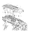 Chrysler Engine Cover Diagram - 4891655AA